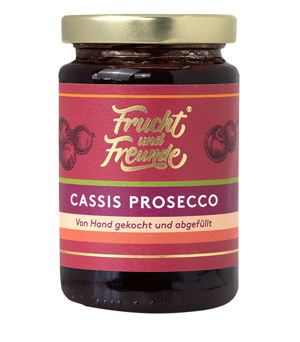 Cassis Prosecco Fruchtaufstrich