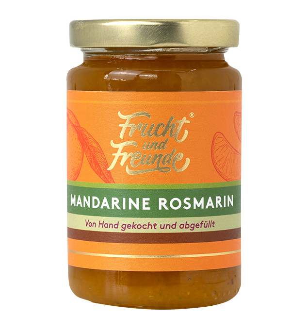 Mandarine Rosmarin Fruchtaufstrich
