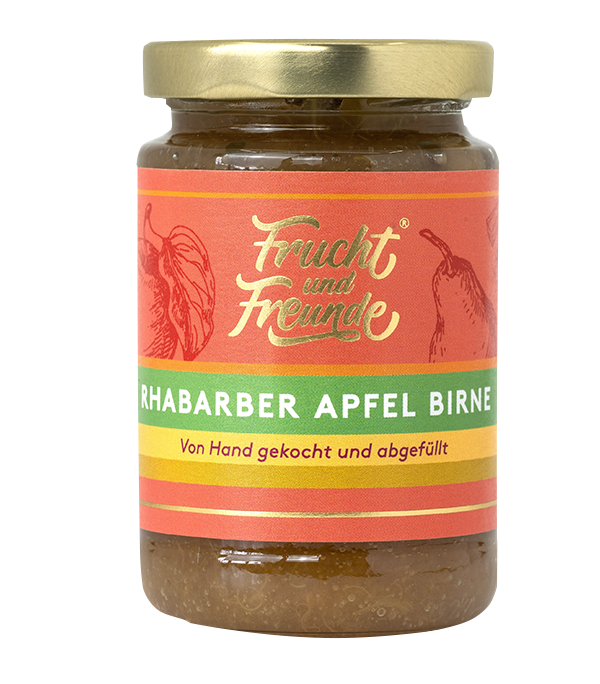 Rhabarber Apfel Birne Fruchtaufstrich
